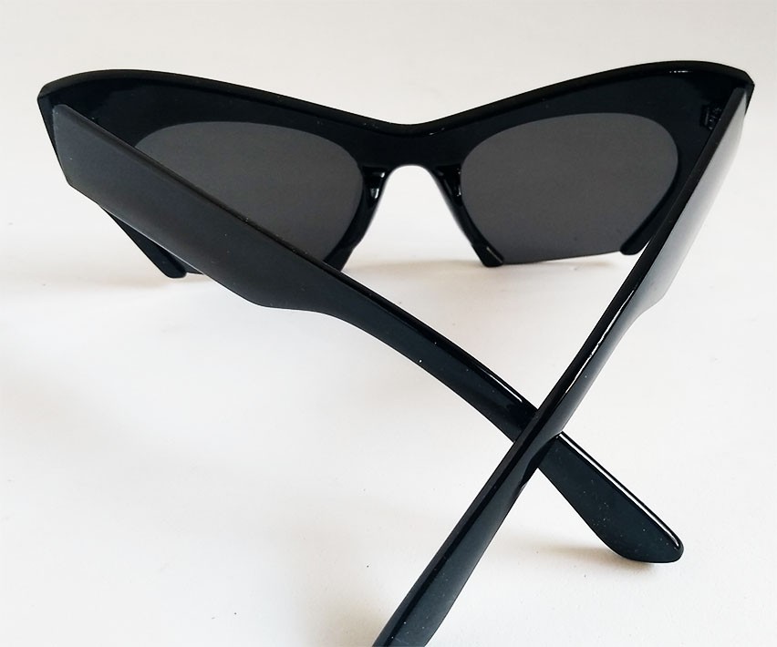 Oculos De Sol Feminino Cat Raso Rock Retro Vintage Black Gatinho
