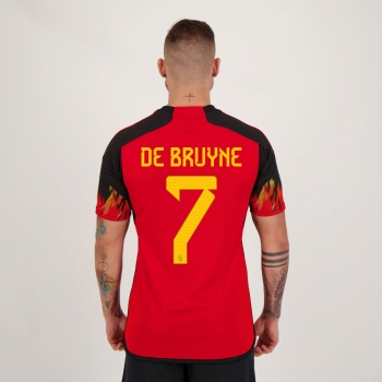 Camisa Adidas Bélgica Home 2022 7 De Bruyne