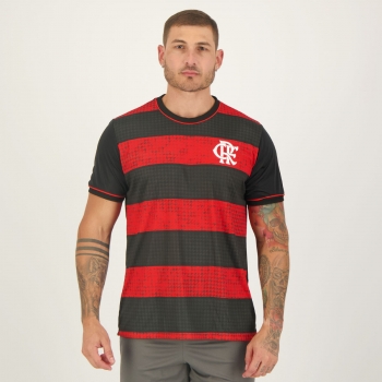 Camisa Flamengo Classmate Preta e Vermelha