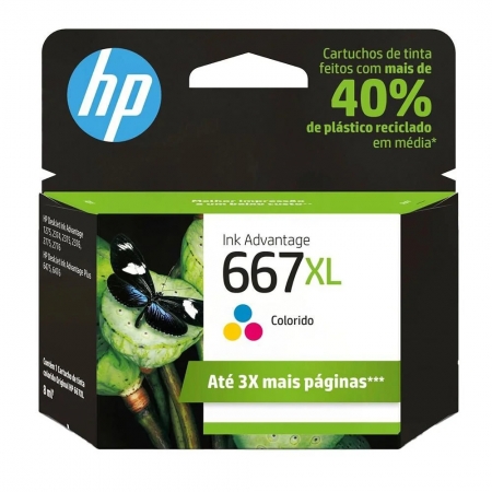 HP 3YM80AB 667XL CARTUCHO DE TINTA COLOR(8,0 ml)