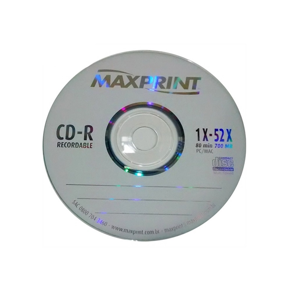 CD-R MAXPRINT 80MIN 700MB