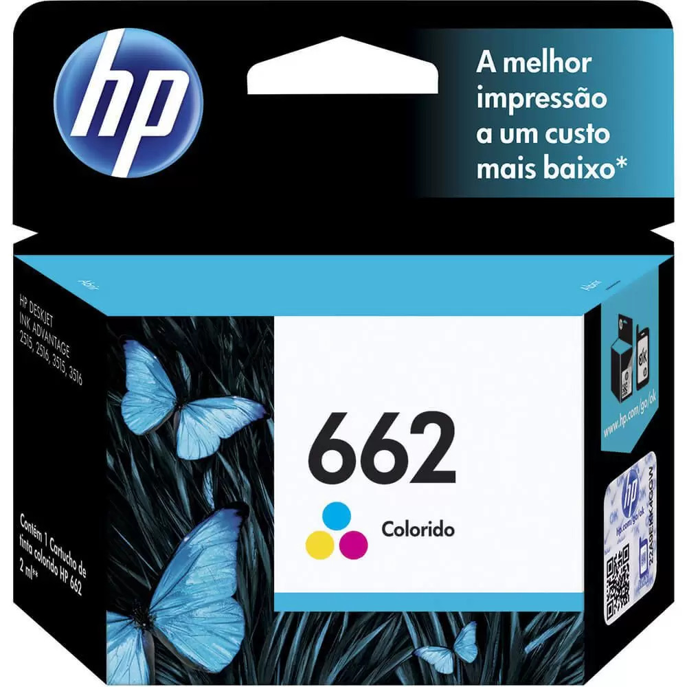 HP CZ104AB 662 CARTUCHO DE TINTA COLOR (2 ml)