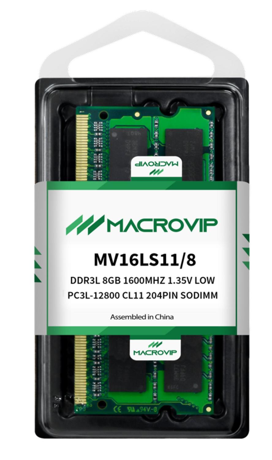 MEMORIA NOTEBOOK MACROVIP 8GB DDR3L 1600