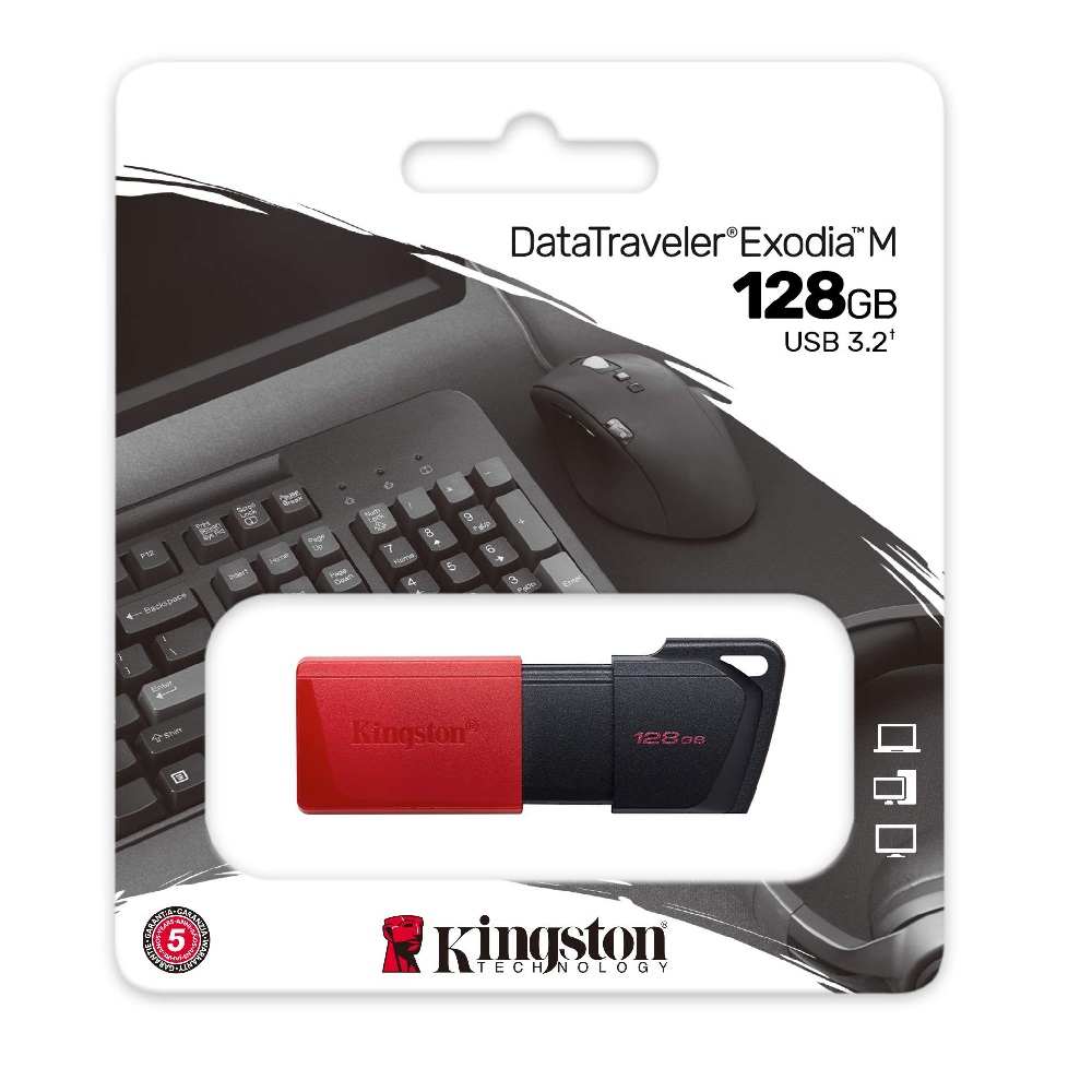 PENDRIVE KINGSTON DATATRAVELER EXODIA M 128GB USB 3.2 DTXM/128GB