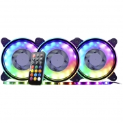 Fan Cooler Gaming Master RGB Rainbow Slim Ring - AF-Y1225