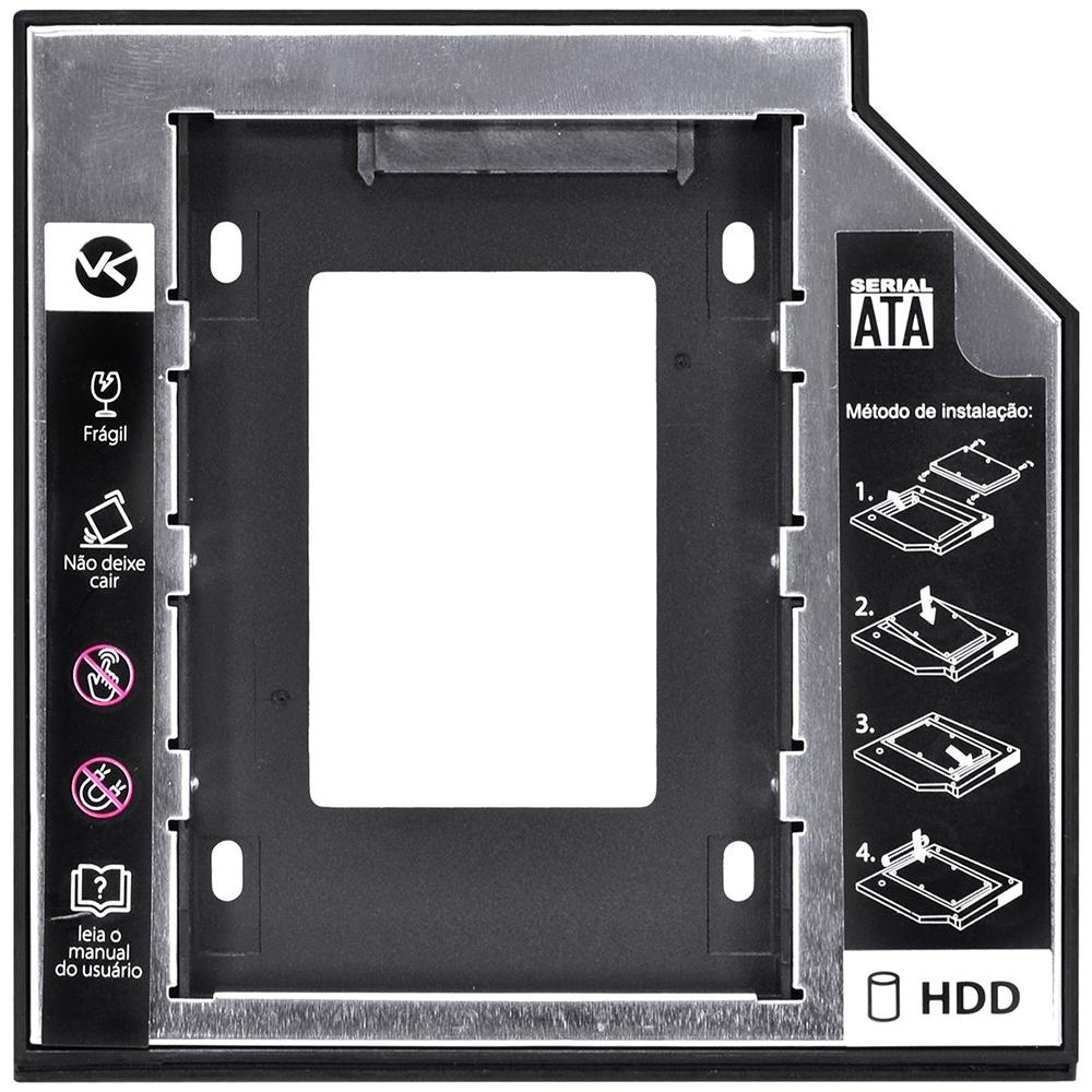 Adaptador Vinik Caddy AC-127 para HD ou SSD, Leitor de DVD/CD Notebook - 32807