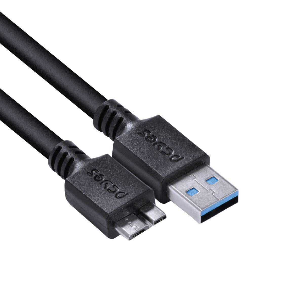 Cabo para HD Externo USB A 3.0 para Micro USB B 3.0 28AWG 2 Metros - PUAMCM3-2