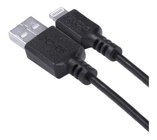 Cabo Pcyes USB A 2.0 para Lightning para iPhone/iPad, Certificado, 1M Preto - PUACP-01