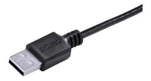 Cabo Pcyes USB A 2.0 para Lightning para iPhone/iPad, Certificado, 1M Preto - PUACP-01