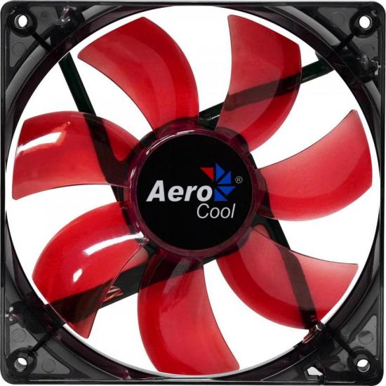 Cooler FAN AeroCool 120x120 Lightning Red EN51363