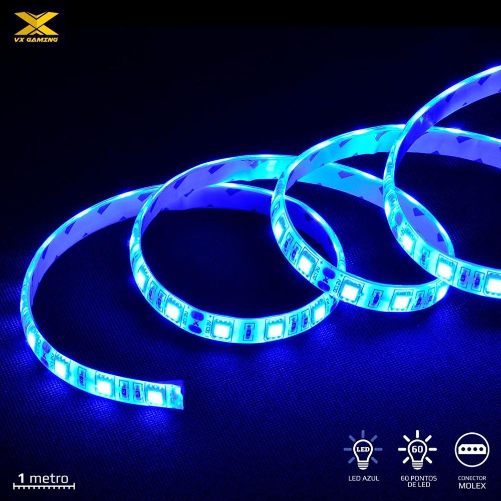 Fita de LED Vinik VX Gaming, LED Azul, 1m - 31393