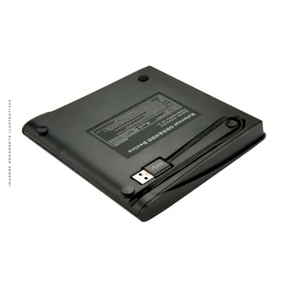 Gravador de CD/DVD, Drive Externo, USB 3.0, Knup - KP-LE300