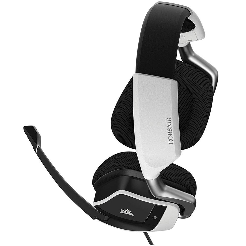 Headset Gamer Corsair Void PRO USB, RGB, Surround 7.1, Drivers 50mm, Branco - CA-9011155-NA