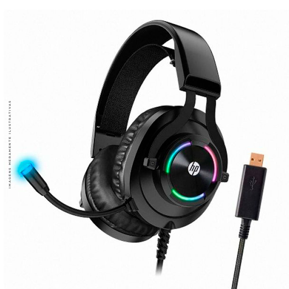 Headset Gamer HP H360GS, 7.1 Virtual Som Surround, Drivers 50mm - H360GS
