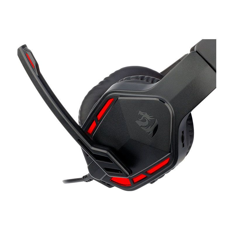 Headset Gamer Redragon Themis 2, Drivers 50mm, P3/P2, Preto/Vermelho - H220N