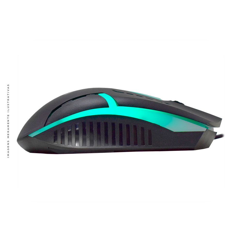 Kit K-Mex Teclado, Mouse e Mousepad Gamer - KM52, MOA8, FX-X2218