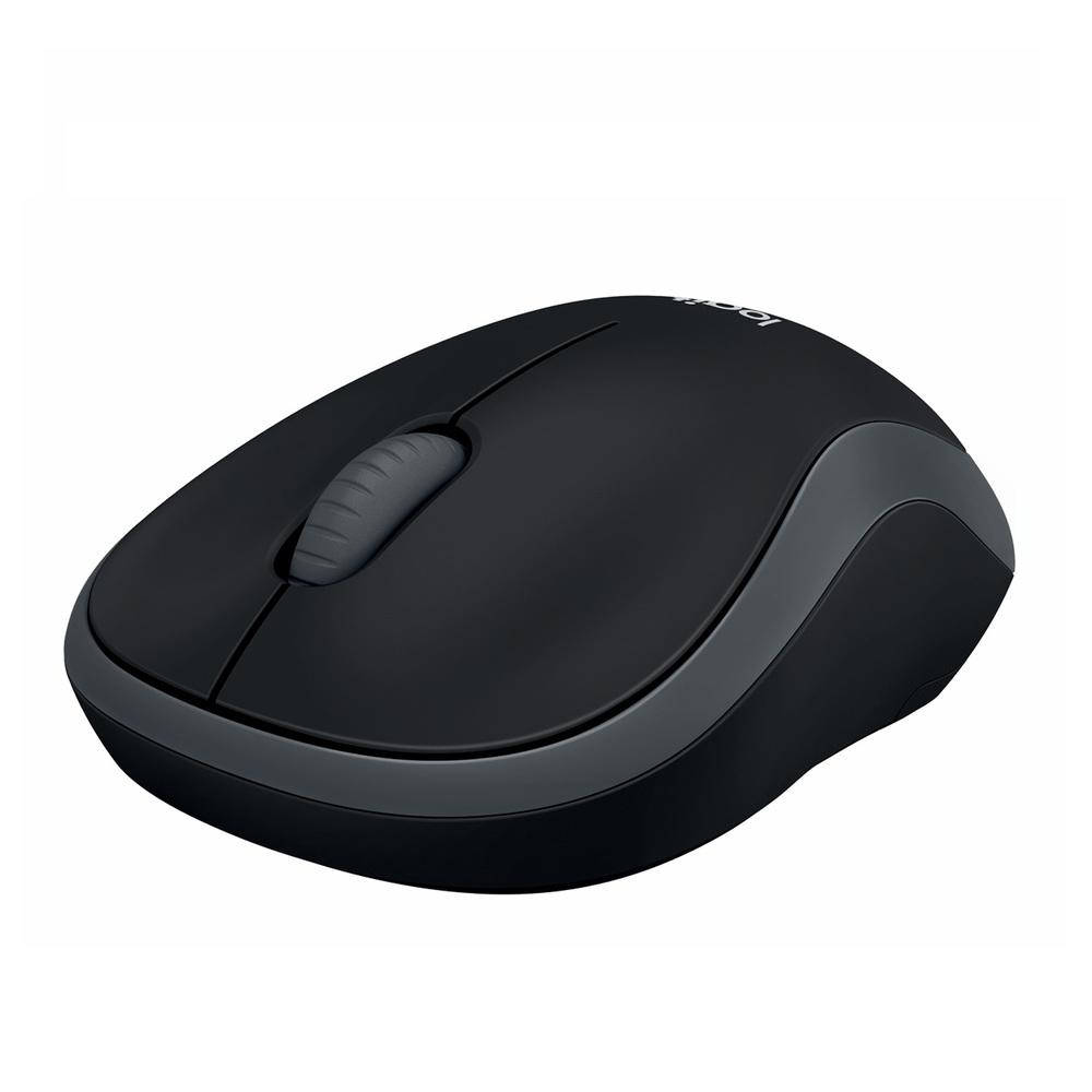 Mouse Sem Fio Logitech M185 Cinza 1000DPI - 910-002225