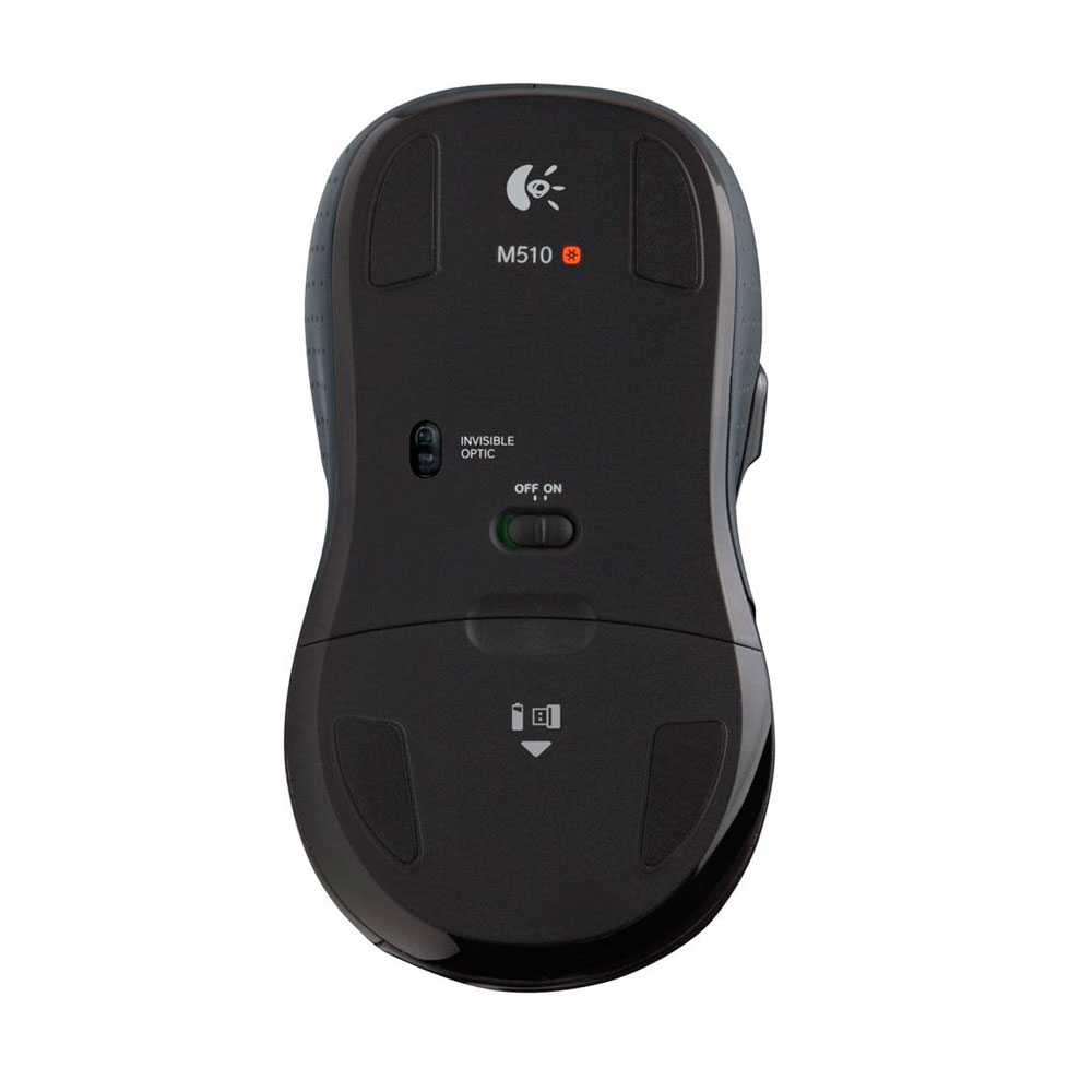 Mouse sem fio Logitech M510 com Conexão USB Unifying e Pilha Inclusa - 910-001822