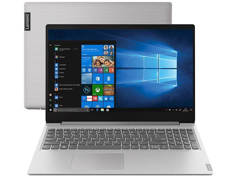 Notebook Lenovo Ideapad S145, AMD Ryzen 5-3500U, 8GB, 256GB SSD, 15,6, Windows 10 - 81V70008BR