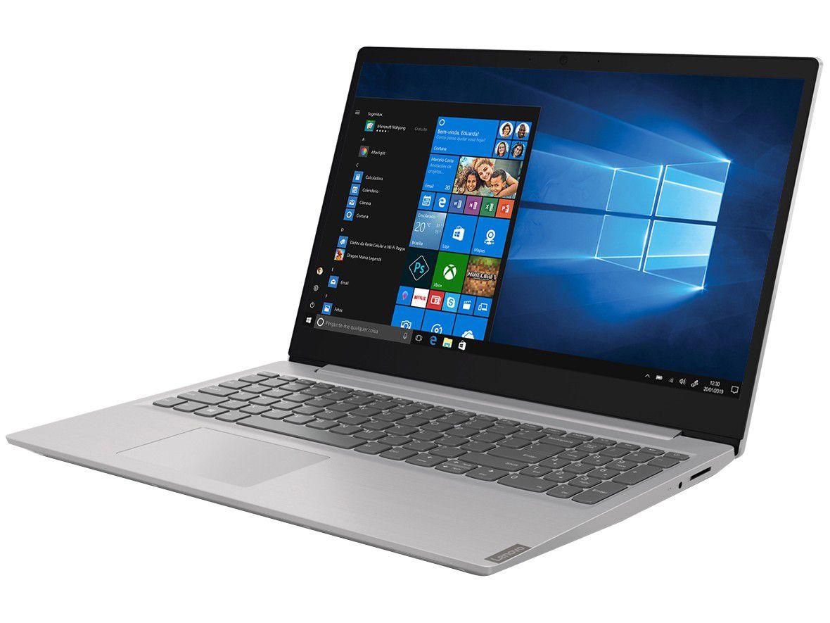 Notebook Lenovo Ideapad S145, AMD Ryzen 5-3500U, 8GB, 256GB SSD, 15,6, Windows 10 - 81V70008BR