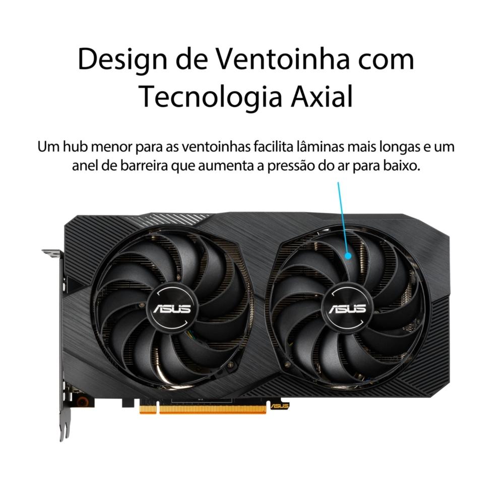 Placa de Vídeo Asus Dual AMD Radeon RX 5500 XT EVO, 4GB, GDDR6 - DUAL-RX5500XT-O4G-EVO
