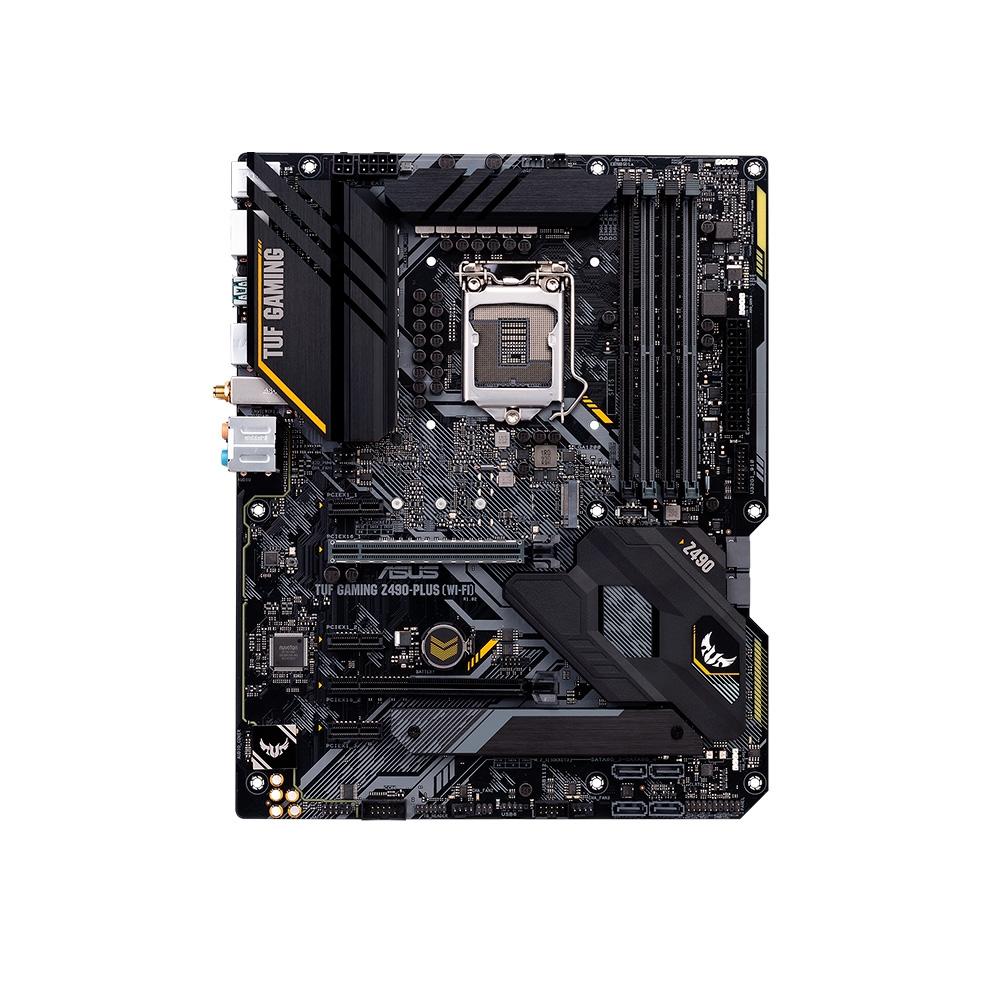 Placa Mãe Asus TUF Gaming Z490-Plus (Wi-Fi), Intel LGA 1200, ATX, DDR4
