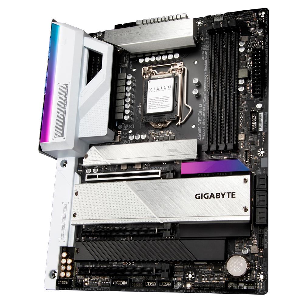 Placa Mãe Gigabyte Z590 VISION G (rev. 1.0), ATX, Intel LGA1200, DDR4, M.2 NVME