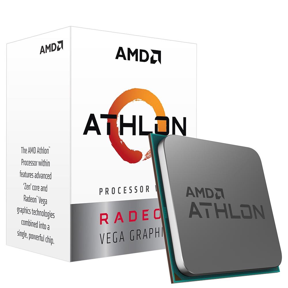 Processador AMD Athlon 3000G 3.5GHz, 2-Cores, 4-Threads, 4Mb Cache, AM4 - YD3000C6FBBOX