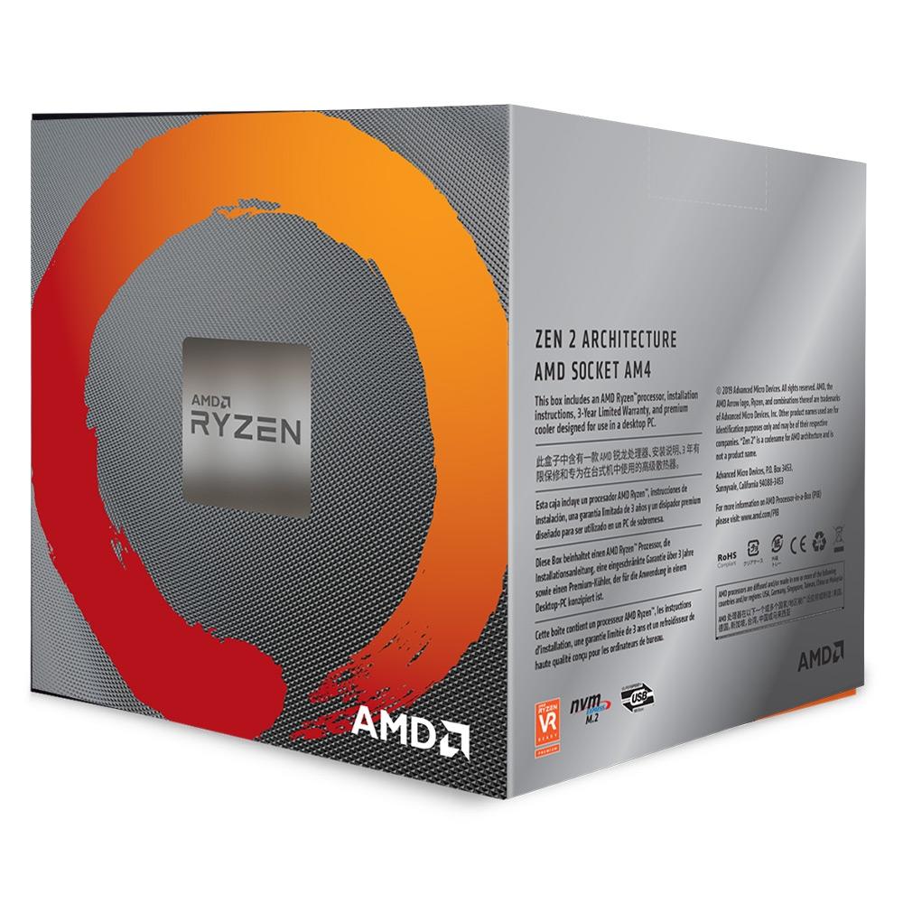 Processador AMD Ryzen 7 3700X, 32MB, 3.6GHz (4.4GHz Max Turbo), AM4, Sem Vídeo - 100-100000071BOX