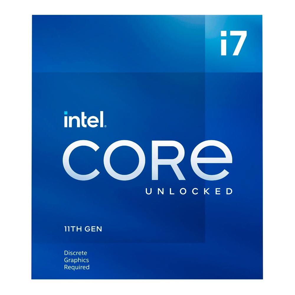 Processador Intel Core i7-11700KF 11ª Geração, Cache 16MB, 3.6 GHz (4.9GHz Turbo), LGA1200 - BX8070811700KF