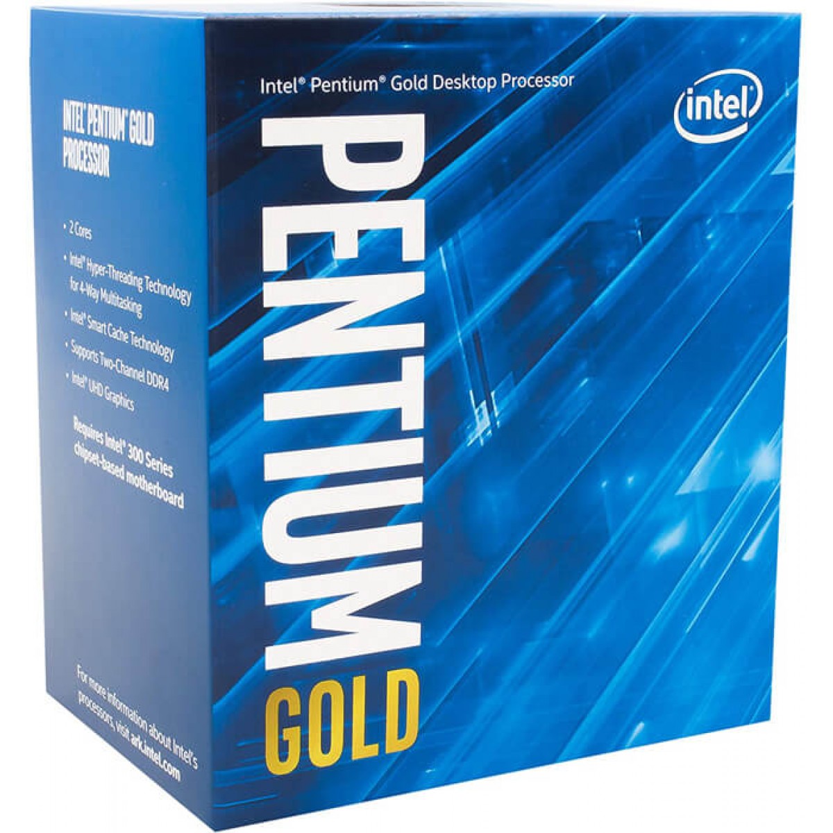 Processador Intel Pentium Gold G5420, Dual-Core, 3.8GHz, 4MB Cache, LGA1151 - BX80684G5420