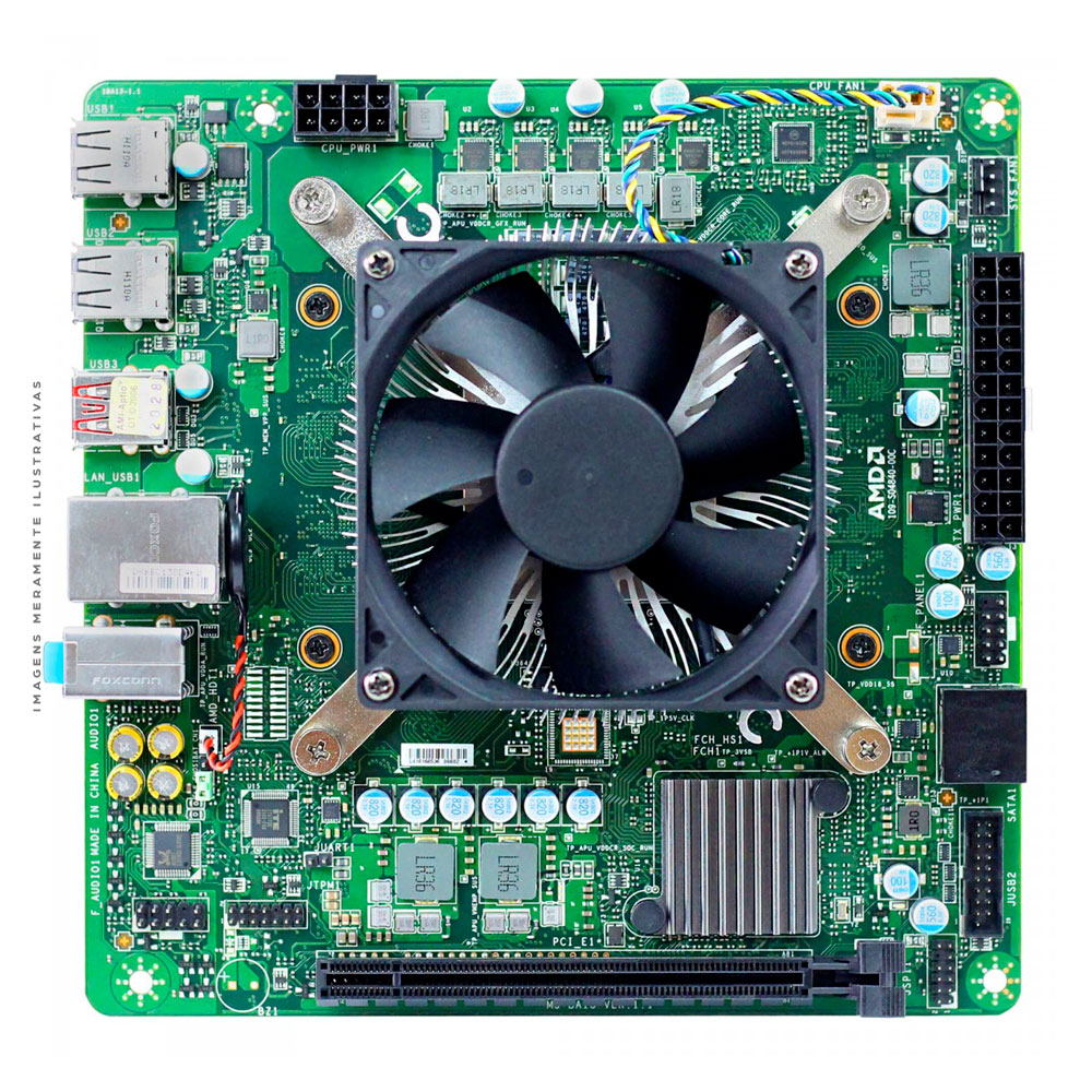 Super Kit Upgrade AMD Cardinal Zen 2, Processador AMD Ryzen 7 4700S + Memória RAM 16GB DDR4 + Placa Mãe - 102S0480101C083411