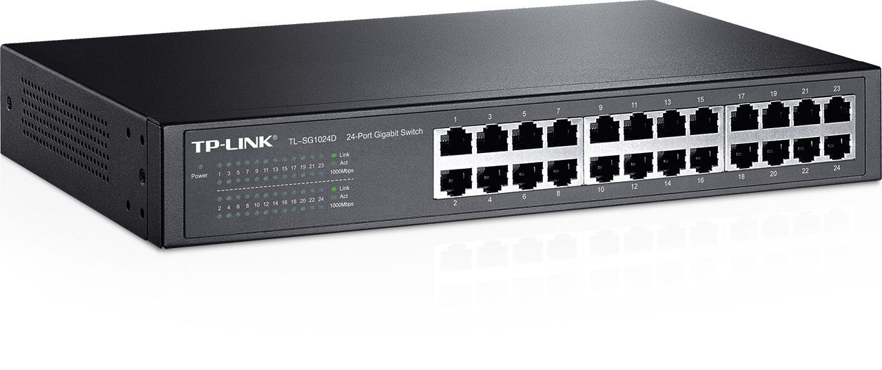 Switch Wired TP-Link Gigabit 24 Portas TL-SG1024D