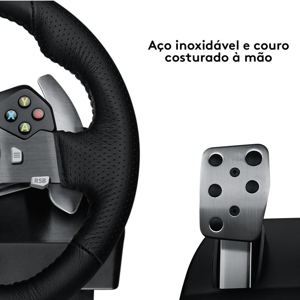 Volante Logitech G920 Driving Force para Xbox One e PC - 941-000122