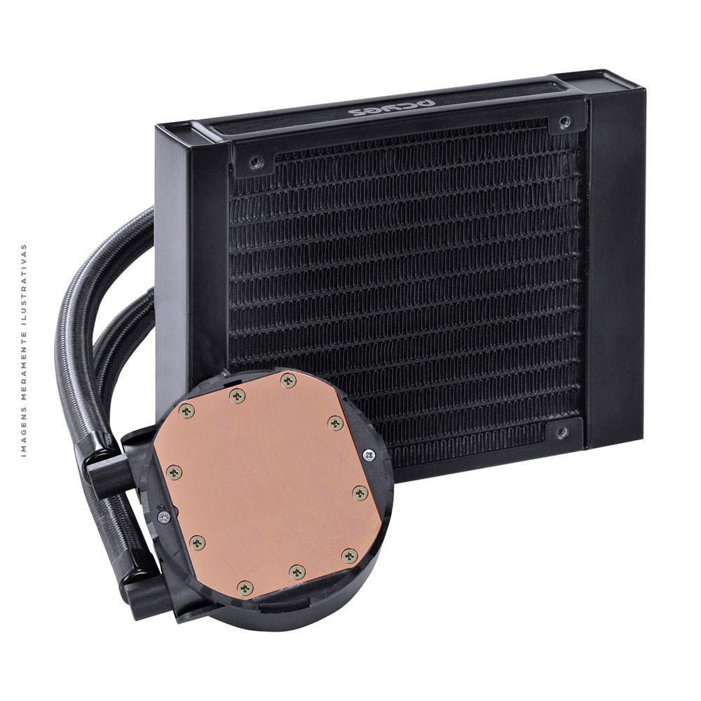Water Cooler PCyes Sangue Frio 2, 120mm, Intel e AMD, Compatível com LGA 1700 - PSF2120H33PTSL