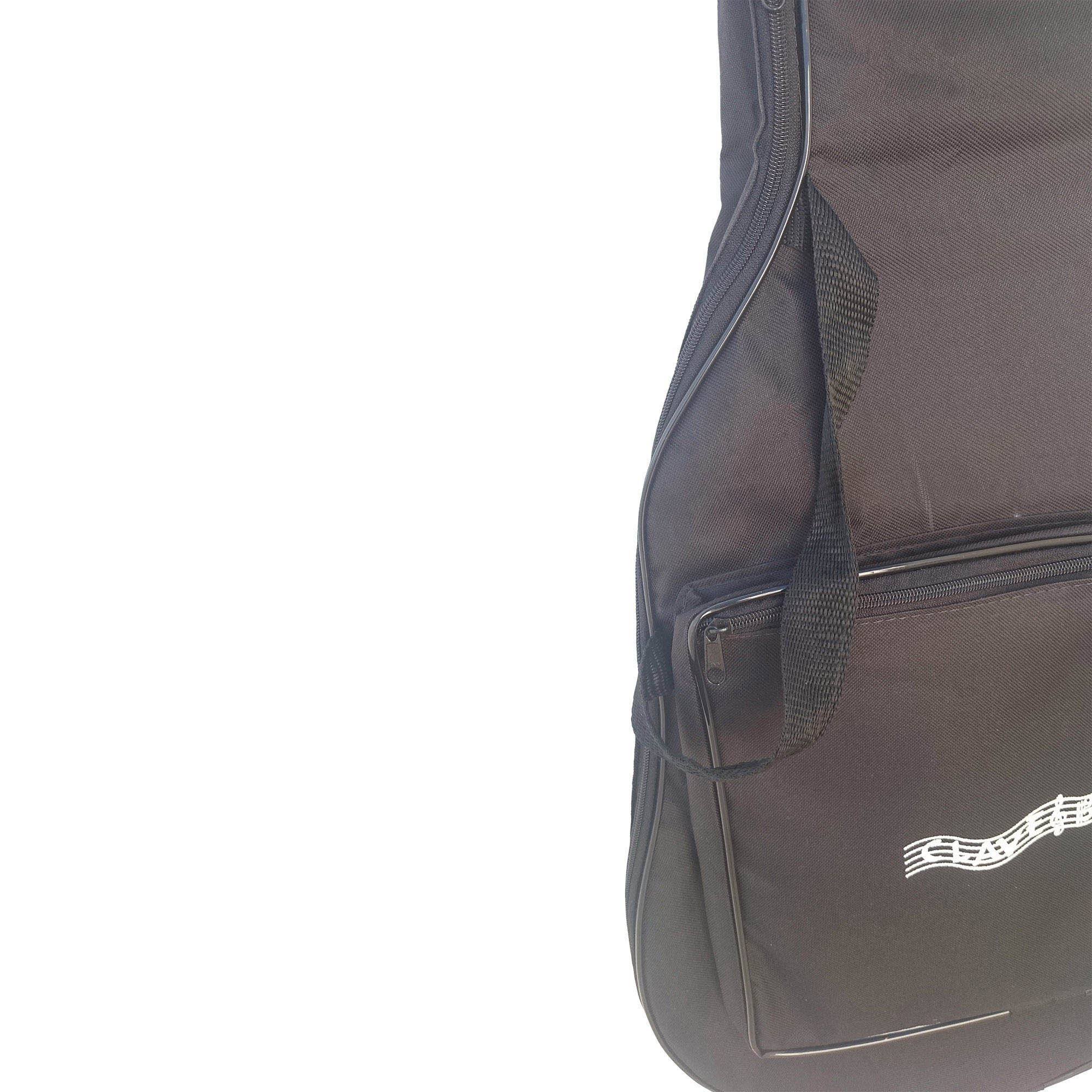 Capa Bag Para Violão Folk Luxo CLAVE & BAG. Acolchoada, alça de mão e de mochila. LU 503