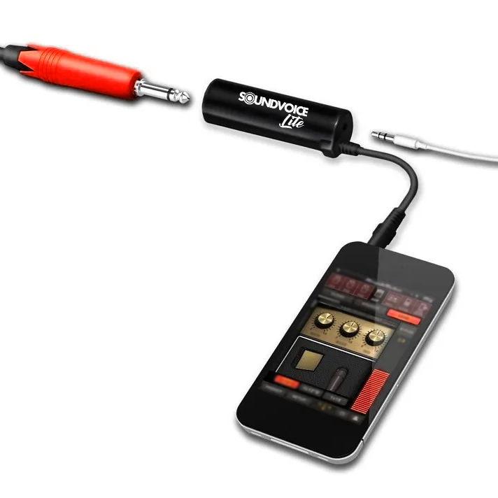 Interface de instrumento para celular Amplify IT-70 da Soundvoice Lite.