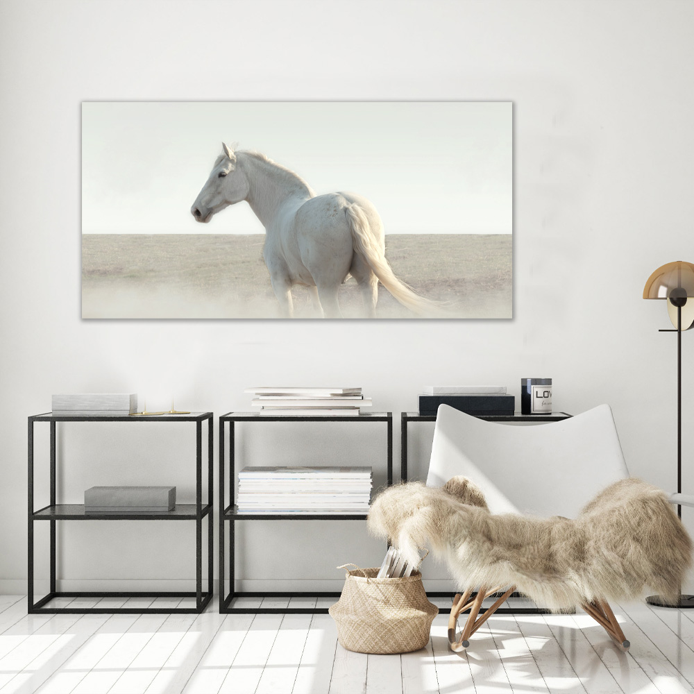 Quadro Decorativo Abstratos Cavalos Para Sala E Quarto