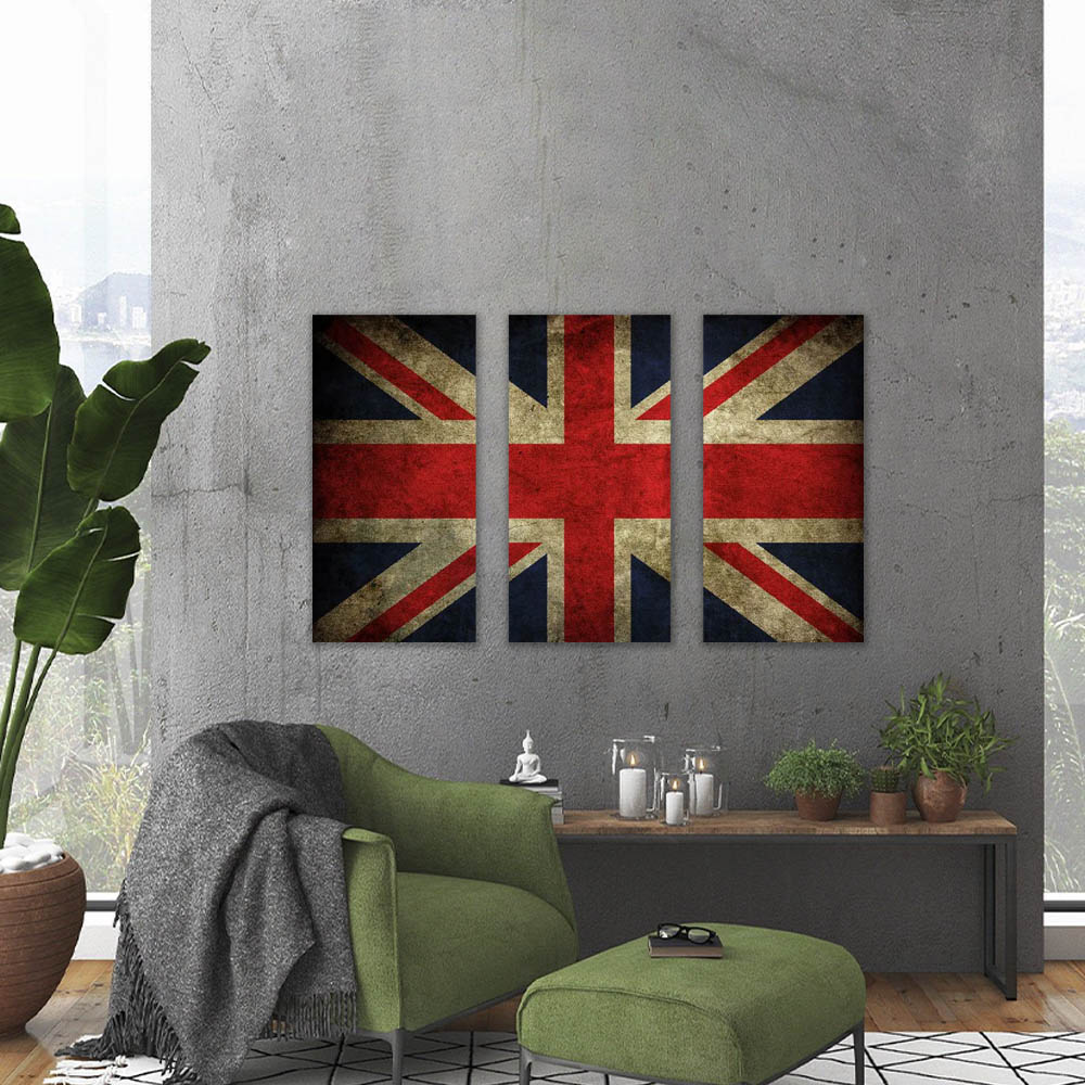 Quadro Decorativo Bandeira Nacional do Reino Unido