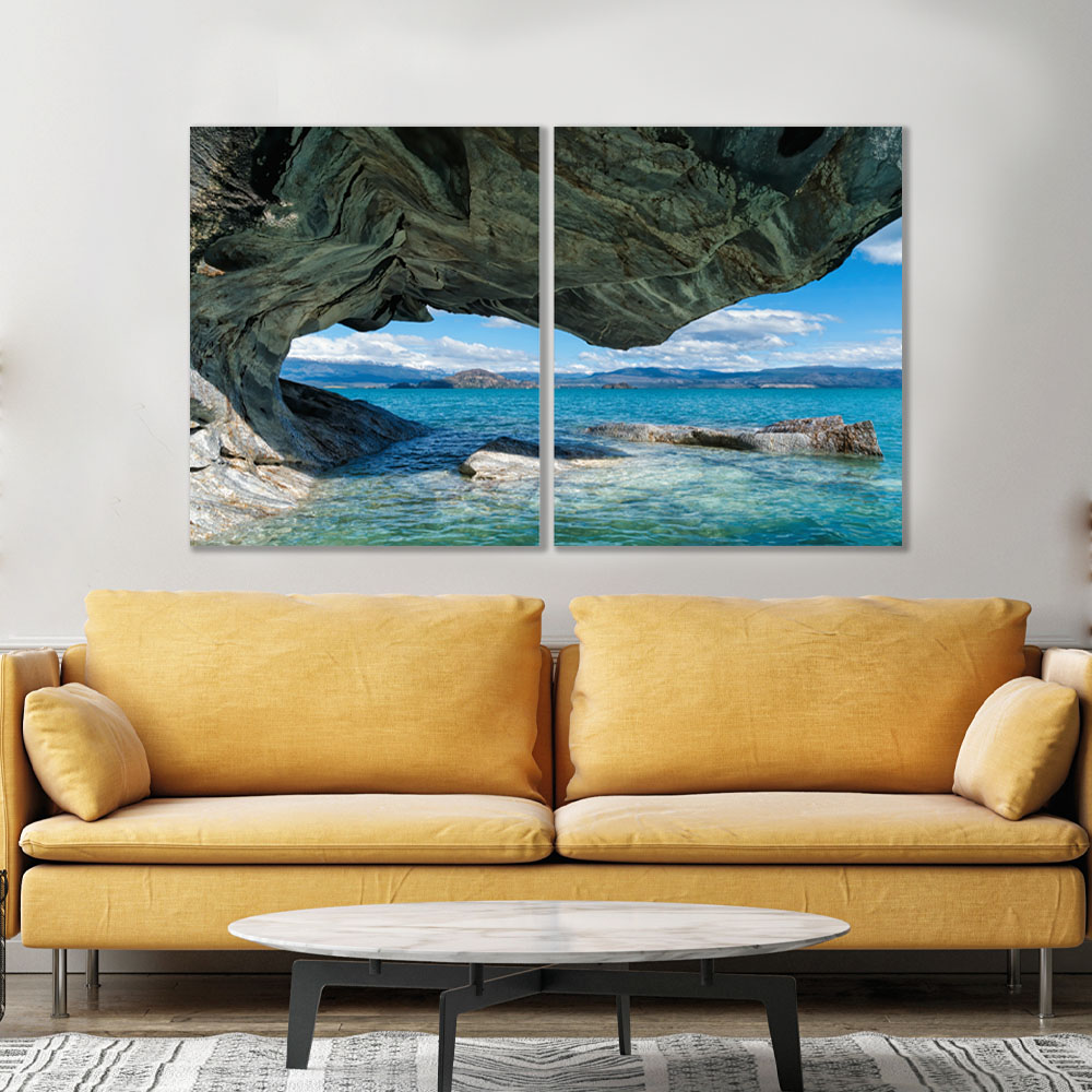 Quadro decorativo paisagem Gruta Mar
