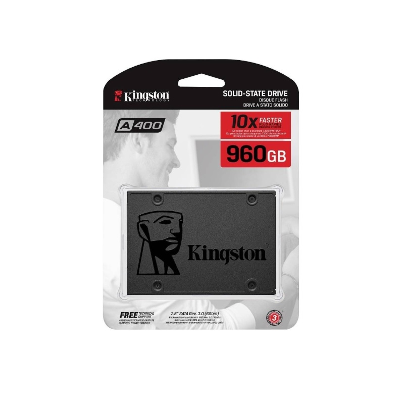 SSD 960GB KINGSTON SA400S37/960G  - TELLNET