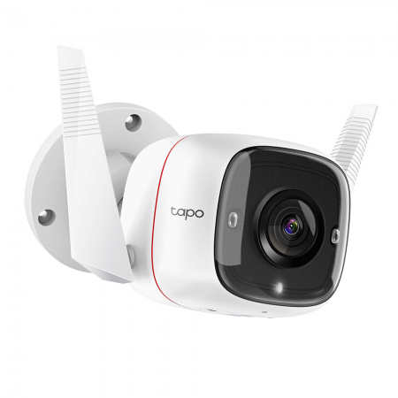 Câmera de Segurança Externa TP-link, Wi-Fi, 3MP, Visão Noturna, Áudio Bidirecional - TAPO C310 Branco