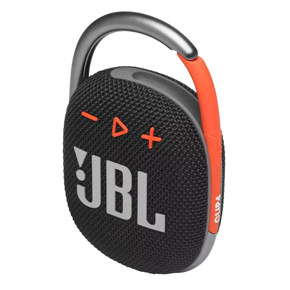 Caixa de Som JBL Clip 4 Bluetooth Portátil à Prova D'água - Preto