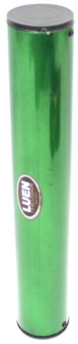 Ganzá Luen Chocalho Alumínio Grande 30 X 5 CM - Verde - 19019VD
