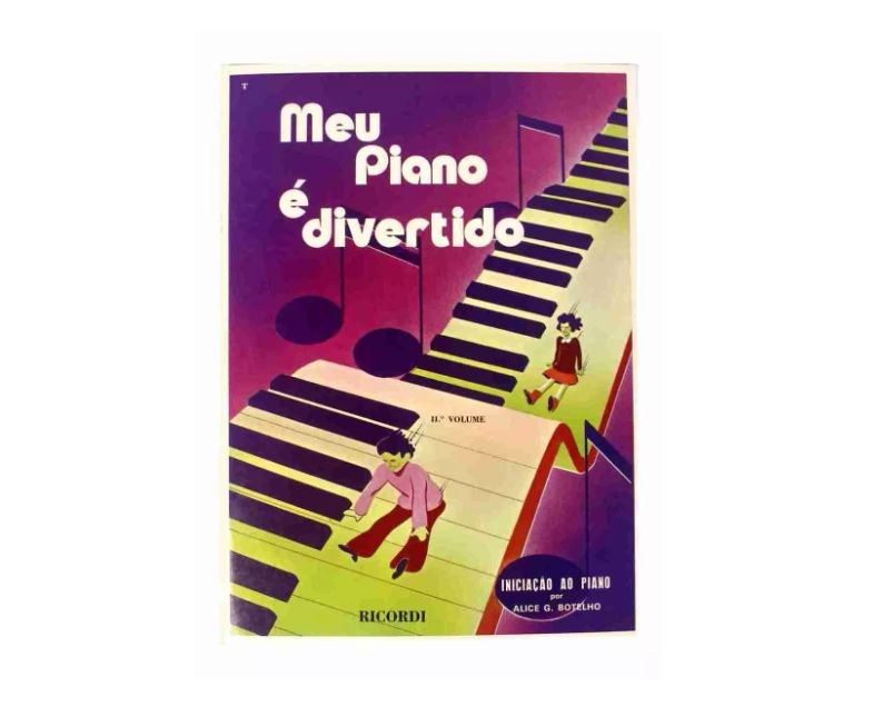 Kit De Iniciação Meu Piano É Divertido Alice G. Botelho Volume 1 E 2