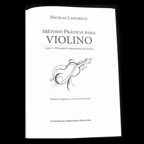 Método Prático Para Violino Nicolas Laoureux Livro 1 Estudo