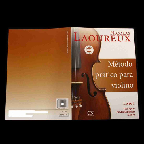 Método Prático Para Violino Nicolas Laoureux Livro 1 Estudo