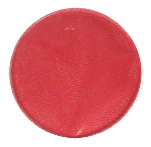 Pele Muda Bumbo De Bateria 20´ Mute Color Red Luen Drumhead - 98296