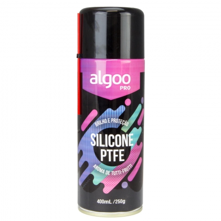Óleo Lubrificante Algoo Pro Bike Silicone PTFE Spray 400ml