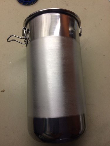 Copo Aluminio P/batedores De Milk Shake 900mls E Tampa  - Controlpot Maquinas e Batedores Milk Shake e Furadores de Côco
